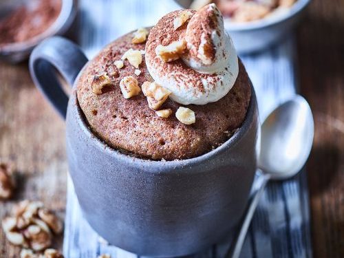 Vegan Pumpkin Mug Cake | Ambitious Kitchen