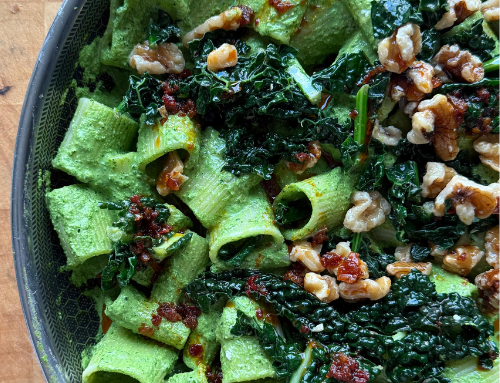 California Walnut, Cavolo Nero & Kale Pasta